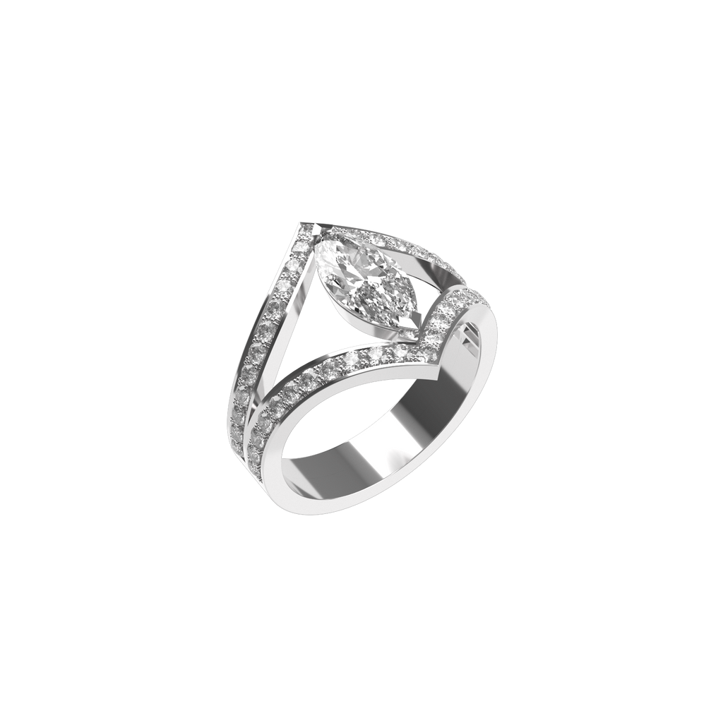 Bague Marquise
