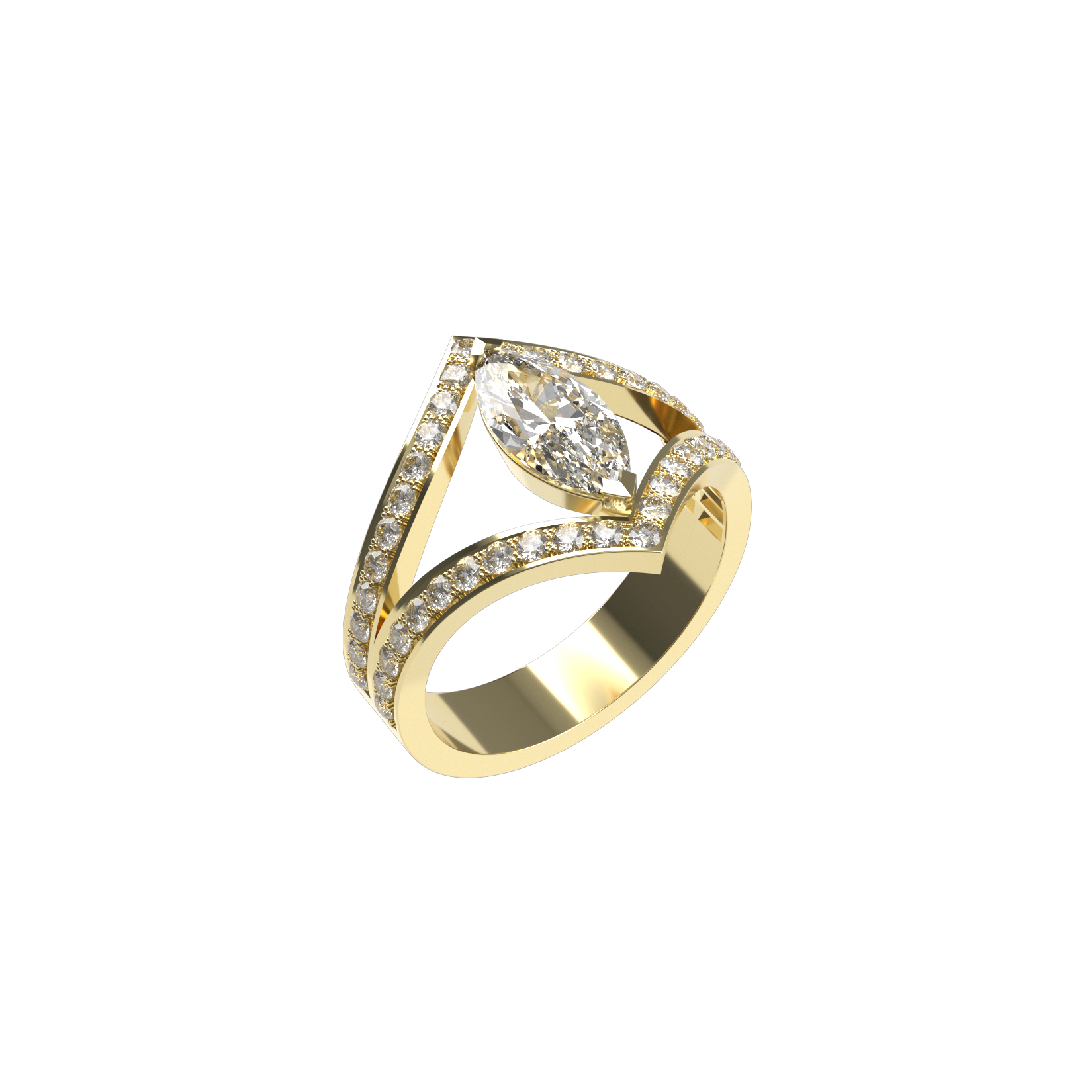 Anillo Marquise