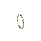 Alliance demi-jonc 2mm