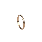 Alliance demi-jonc 2mm