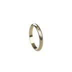 Alliance demi-jonc 3mm