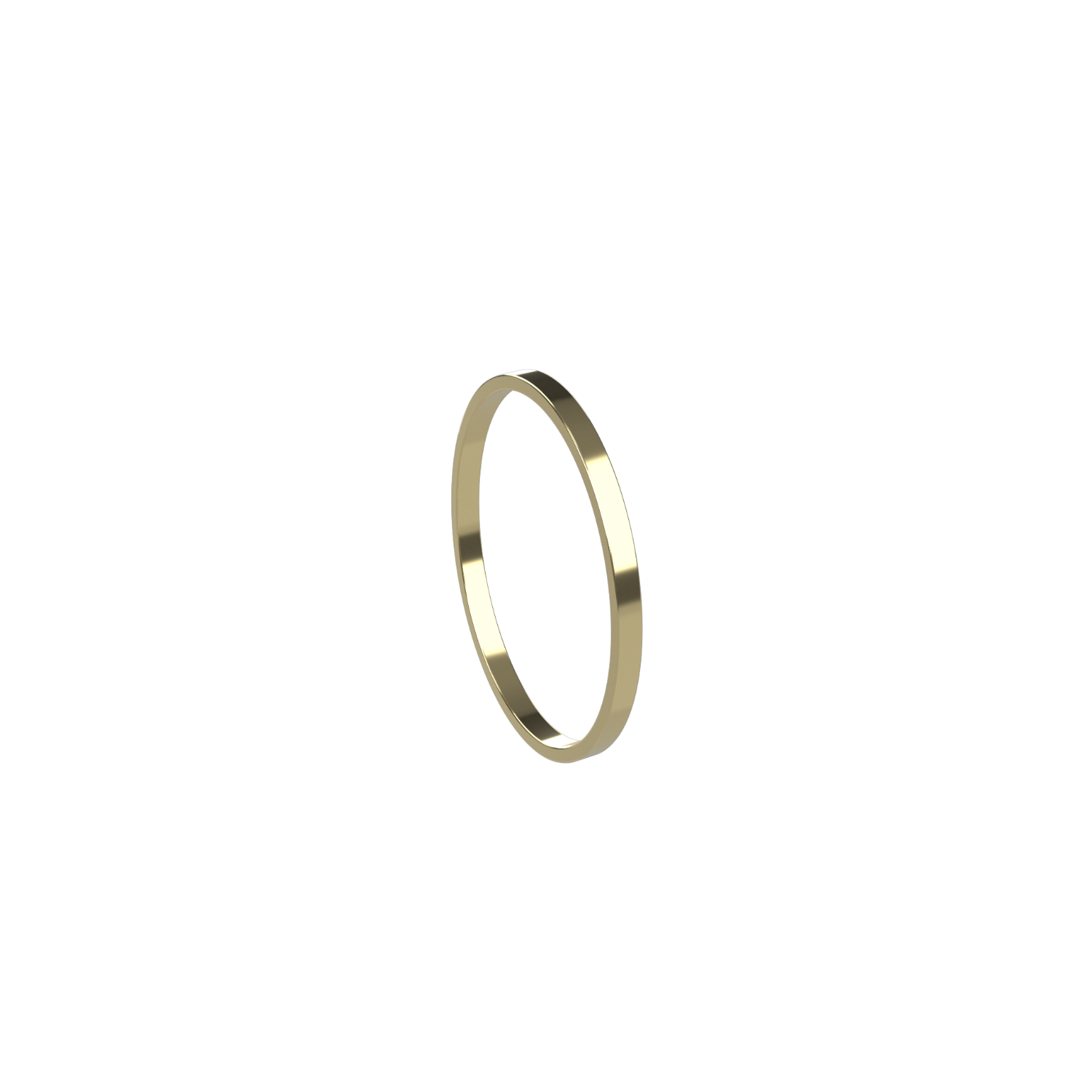 1.5mm flat wedding band