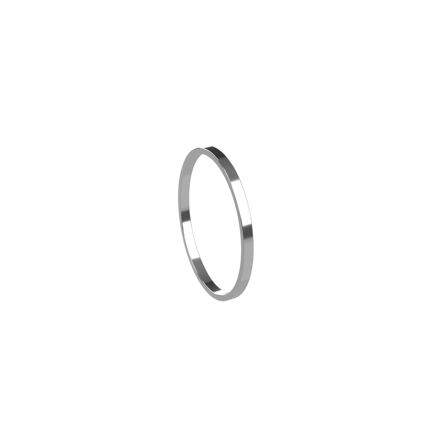 1.5mm flat wedding band