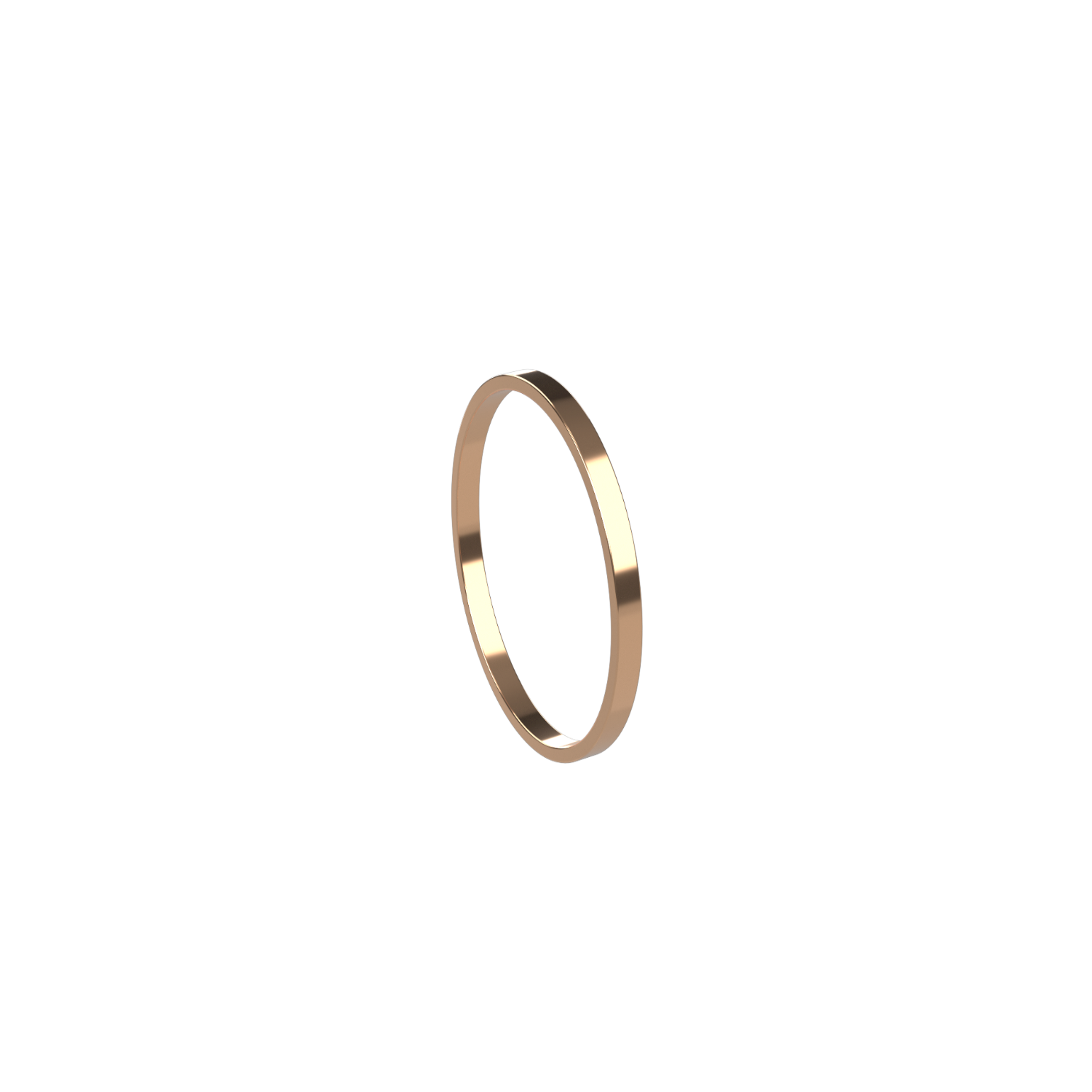 1.5mm flat wedding band