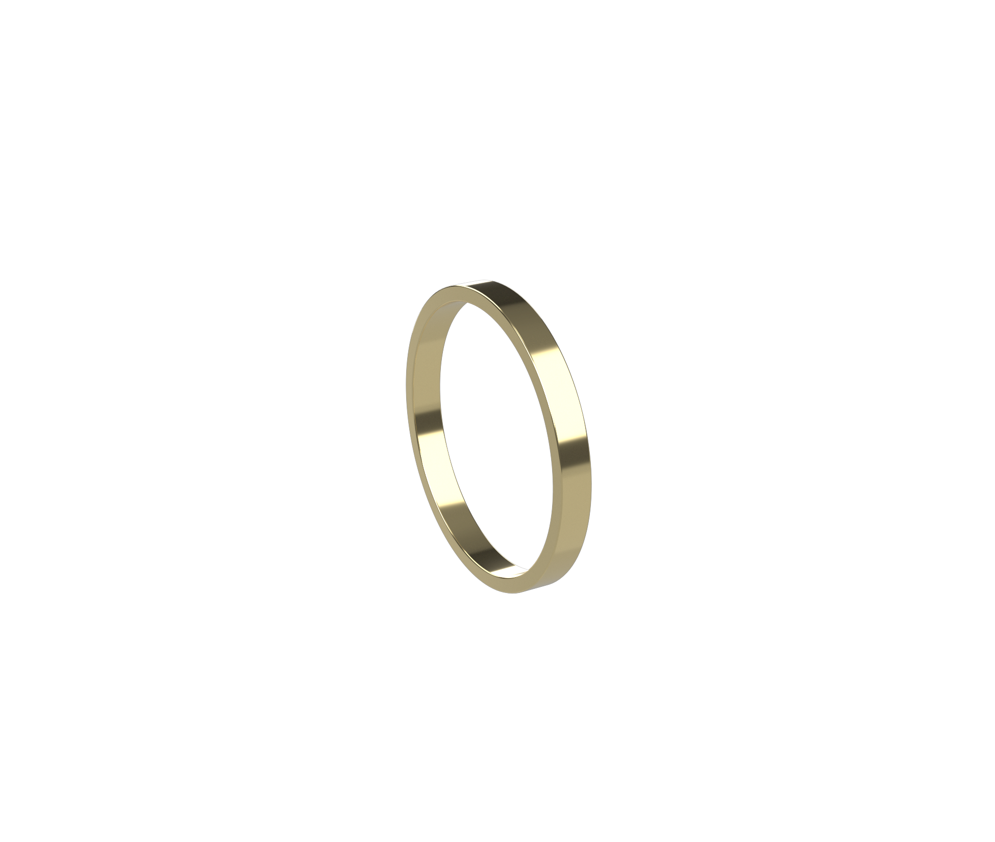 2mm flat wedding band