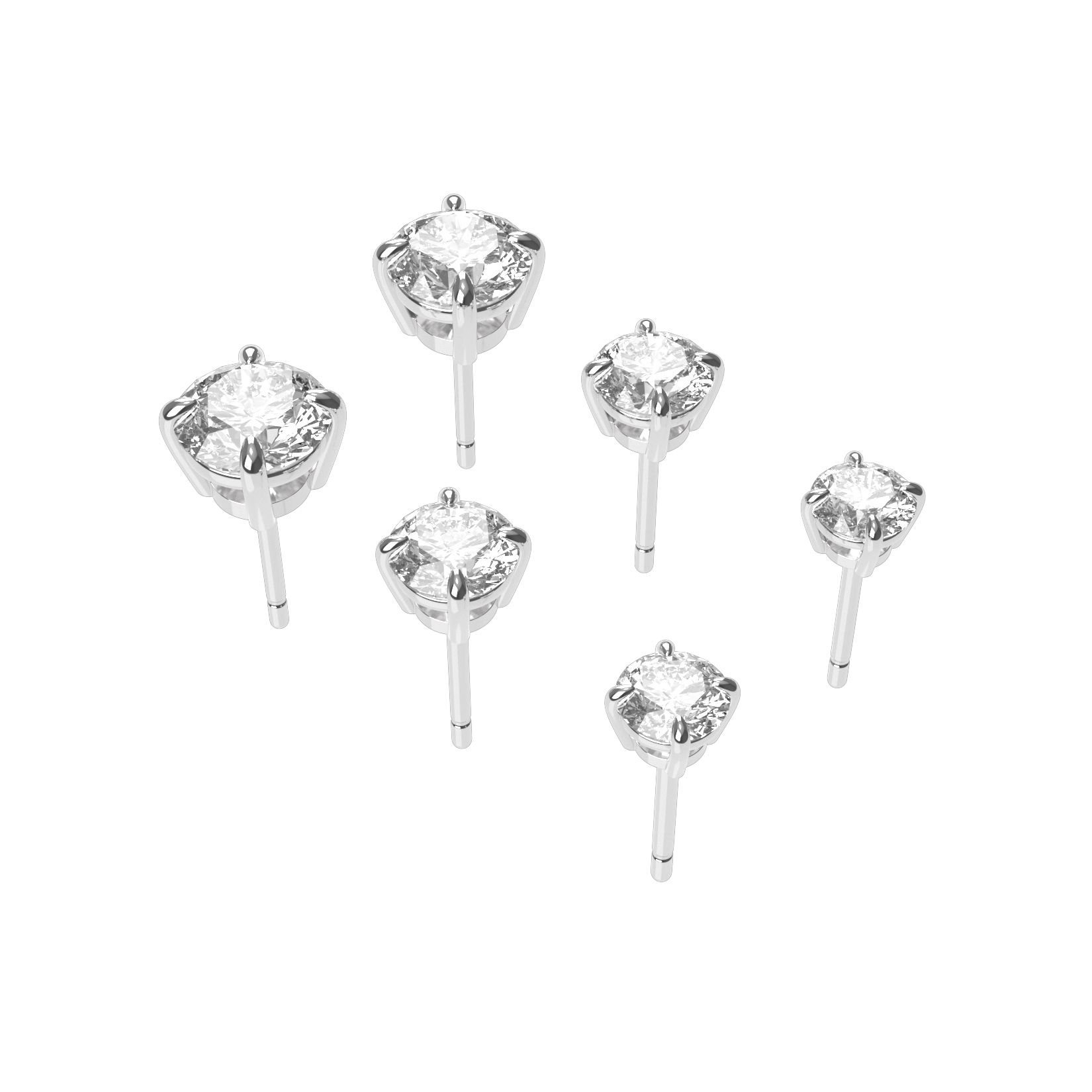 Puces d'oreilles 1ct